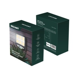 Светильник Стрэнд 6500К прожекторный встроен. аккумулятор солн. панель коллекция Лондон Rexant 602-2