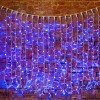 Гирлянда светодиодная "Светодиодный Дождь" 2х1.5м 360LED син. 23Вт 230В IP67 постоян. свечение прово