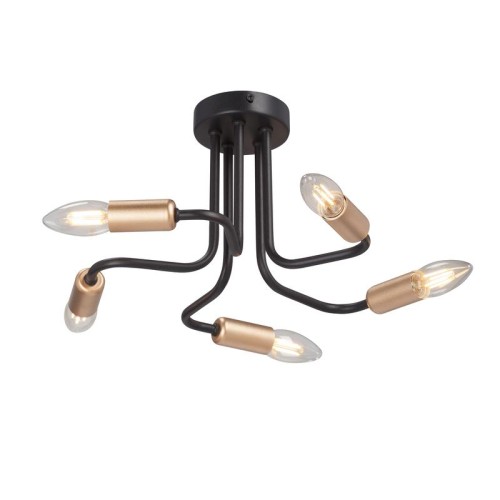 Люстра 5хЕ14 макс. 40Вт Vitaluce V3023-1/5PL