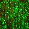 Гирлянда светодиодная "Светодиодный Дождь" 2х1.5м 360LED зел. 23Вт 230В IP67 постоян. свечение прово