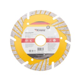 Диск алмазный отрезной сегментный Turbo 125х22.2х10мм KRANZ KR-90-0106
