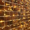Гирлянда светодиодная "Светодиодный Дождь" 2х3м 760LED зол. 66Вт 230В IP65 постоян. свечение провод