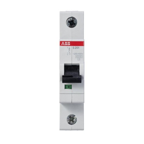 Выключатель автоматический модульный 1п C 25А 6кА S201 C25 ABB 2CDS251001R0254