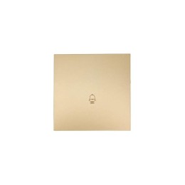 Кнопка звонка СП ZIMA IP20 безвинт. зажим зол. LEZARD 704-3688-103QC
