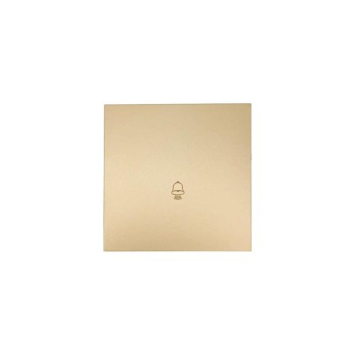 Кнопка звонка СП ZIMA IP20 безвинт. зажим зол. LEZARD 704-3688-103QC