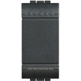 Выключатель 1-кл. 1мод. СП LivingLight 16А IP20 авт. клеммы антрацит Leg BTC L4001A