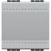 Кнопка с винт. клем. размер 2мод. LivingLight алюм. Leg BTC NT4005M2N