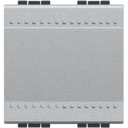 Кнопка с винт. клем. размер 2мод. LivingLight алюм. Leg BTC NT4005M2N
