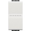 Переключатель промежуточный 1-кл. 1мод. СП LivingLight 16А IP20 Axial авт. клеммы бел. Leg BTC N4054