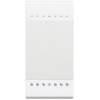 Переключатель 1-кл. 1мод. СП LivingLight 16А IP20 авт. клеммы бел. Leg BTC N4003A
