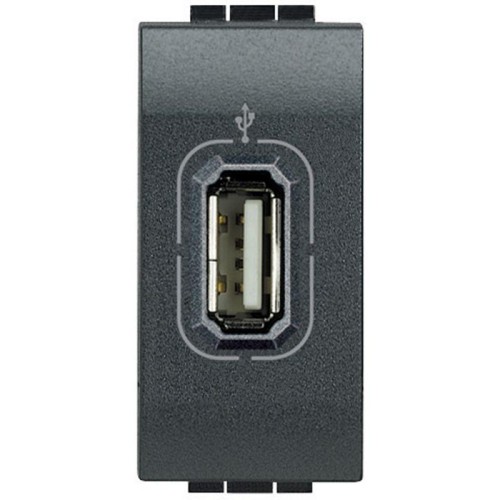 Разъем USB LivingLight антрацит Leg BTC L4285