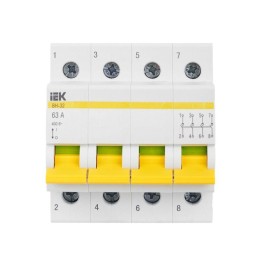 Выключатель нагрузки (мини-рубильник) 4п 63А ВН-32 KARAT IEK MNV10-4-063