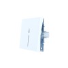 Кнопка звонка с индик. СП ZIMA IP20 безвинт. зажим бел. LEZARD 704-0288-108QC