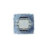 Кнопка звонка с индик. СП ZIMA IP20 безвинт. зажим бел. LEZARD 704-0288-108QC