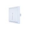 Кнопка звонка с индик. СП ZIMA IP20 безвинт. зажим бел. LEZARD 704-0288-108QC