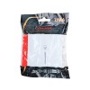 Кнопка звонка с индик. СП ZIMA IP20 безвинт. зажим бел. LEZARD 704-0288-108QC
