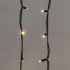 Гирлянда светодиодная "Айсикл" (бахрома) 6х1.5м 480LED тепл. бел. 33Вт 230В IP67 провод каучук черн.