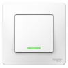 Выключатель 1-кл. СП Blanca 6А IP20 (сх. 1) 250В с подсветкой бел. SE BLNVS006111