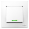 Переключатель проходной 1-кл. СП Blanca 10А IP20 (сх. 6) 250В с подсветкой бел. SE BLNVS010611