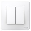 Переключатель проходной 2-кл. СП Blanca 10А IP20 (сх. 6+6) 250В бел. SE BLNVS106601