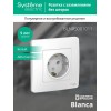 Розетка 1-м СП Blanca 16А IP20 250В с заземл. без защ. шторок бел. SE BLNRS001011