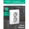 Розетка 2-м СП Blanca 16А IP20 250В с заземл. защ. шторки бел. SE BLNRS001121
