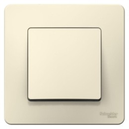 Выключатель 1-кл. СП Blanca 6А IP20 (сх. 1) 250В молочн. SE BLNVS006102