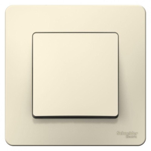 Выключатель 1-кл. СП Blanca 6А IP20 (сх. 1) 250В молочн. SE BLNVS006102