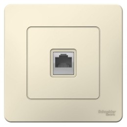 Розетка телефонная 1-м СП Blanca RJ11 молочн. SE BLNIS011002
