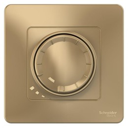 Светорегулятор поворотно-нажимной универсальный СП Blanca 400Вт титан SE BLNSS040014