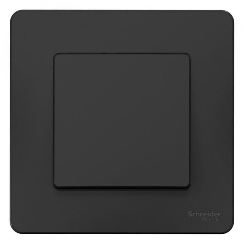 Выключатель 1-кл. СП Blanca 10А IP20 (сх. 1) 250В антрацит SE BLNVS010106