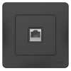 Розетка компьютерная 1-м СП Blanca RJ45 кат.5E антрацит SE BLNIS045006