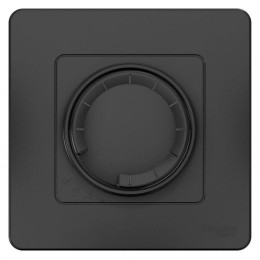 Светорегулятор поворотно-нажимной универсальный СП Blanca 400Вт антрацит SE BLNSS040016