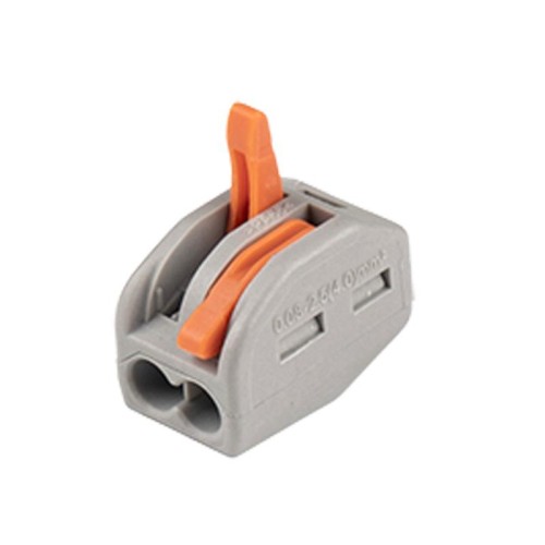 Клемма монтажная рычажного соединения PTC-2P 222-412 BL/10 450В 32А 0.08-2.5(4.0)кв.мм Jazzway 50507