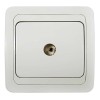 Розетка телевизионная TV СП Classico 2027 16А IP20 бел. ASD / IN HOME 4690612000411