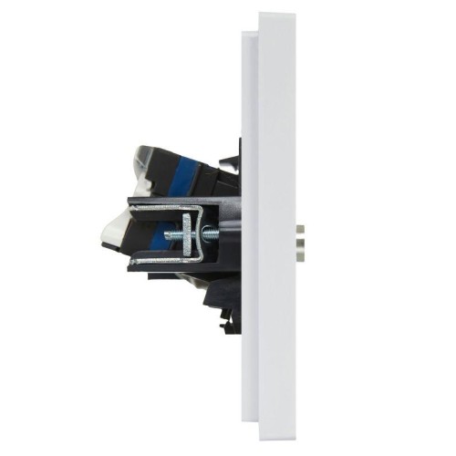 Розетка 2-м TV+RJ45 кат.6 FORTE&PIANO FP237 бел. IEK FP-AK20-2-K01