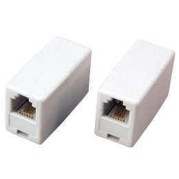 Переходник телефонный гнездо 6Р-4С (RJ-11)-гнездо 6Р-4С (RJ-11) блист. Rexant 06-0107-A