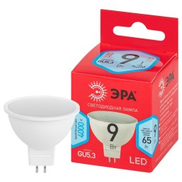 Лампа светодиодная RED LINE LED MR16-9W-840-GU5.3 R 9Вт MR16 софит 4000К нейтр. бел. GU5.3 (уп.10шт)