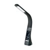 Светильник светодиодный TLD-542 Black/300лм/5000К/Dimmer настол. часы календ. терм. черн. 5Вт Uniel