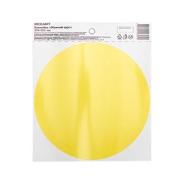 Наклейка информационный знак "желт. круг" d150мм Rexant 56-0014