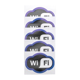 Наклейка информационный знак "Зона Wi-Fi" 150х200мм Rexant 56-0017