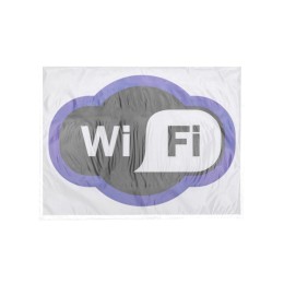 Наклейка информационный знак "Зона Wi-Fi" 150х200мм Rexant 56-0017