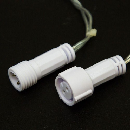 Гирлянда светодиодная "Нить" 10м 100LED мультиколор 8Вт 24В IP65 постоян. свечение провод ПВХ прозр.