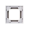 Рамка Levit 1п кофе макиато/бел. ABB 2CHH015010A6018