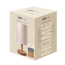 Светильник настольный JH1-01-iv 1х60Вт E27 (основа: натуральное дерево) IP20 JazzWay 5058231