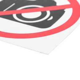 Табличка ПВХ запрещающий знак "Фотосъемка запрещена" 150х150мм Rexant 56-0043-2