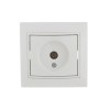 Розетка телевизионная проходная TV СП Mira бел./бел. LEZARD 701-0202-129