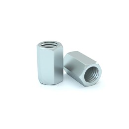 Гайка соединительная М10 DIN 6334 MS10 INOX A2 сталь (уп.30шт) КМ LO3383
