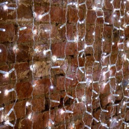Гирлянда светодиодная "Светодиодный Дождь" 2х1.5м 300LED бел. 23Вт 230В IP65 постоян. свечение прово