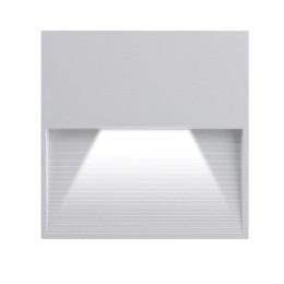 Светильник светодиодный PST/W S120120 3Вт 4000К IP65 накладной для подсветки стен и ступеней White P